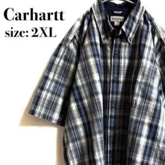 carhartt カーハート ワークシャツ　チェック　ワンポイント　シャツ