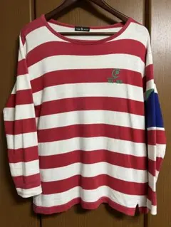 ボーダー 長袖カットソー