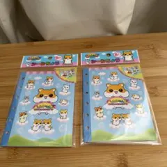 キャンドゥ シール帳 ハムちゃんズ　2冊セット