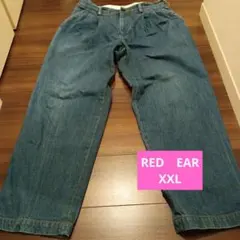 RED EARコットン100% 青 デニムパンツ XXL