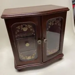 高級木製ジュエリーボックス オルゴール フィギュア付き レトロ G-wood ジュエリーボックス 木製オルゴール アンティーク - メルカリ