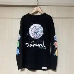 レア古着 ダイアモンドサプライ ロンT 全面プリント