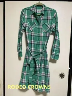 チェックワンピース　RODEO CROWNS