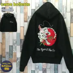 carne bollente　カルネボレンテ　パーカー　タイガー　刺繍ロゴ