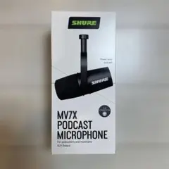 美品 MV7X マイクプリアンプと長いポップガード付き XLRケーブル欠品