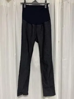 マタニティ ウエストゴムストレッチスキニーデニムパンツ
