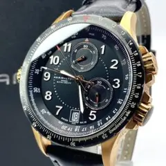 新品電池/Hamilton カーキ 時計 パイロット クロノグラフ メンズのサムネイル