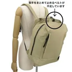 リュックサック バックパック 多機能 大容量 軽量 撥水加工 ベージュ A4