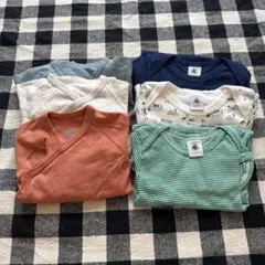 【6点セット】PETIT BATEAU ベビー服 6m & 12m