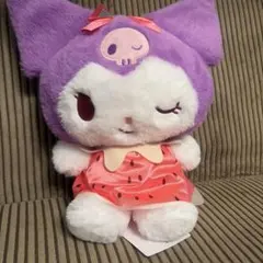 新品未使用タグ付きサンリオキャラクターズいちごみるくメルトドール BIGタイプ