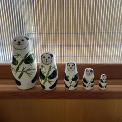 パンダのマトリョーシカ 5個セット