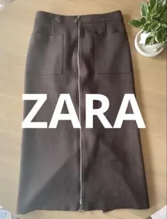 ZARAスエ－ド調ペンシルスカ－ト