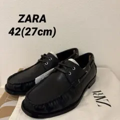 ZARA × Champion スエード デッキシューズ ダークブラウン - メルカリ