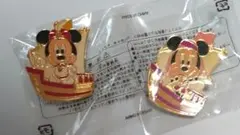 ディズニーリゾート／ピンバッジ／ミッキー、ミニー