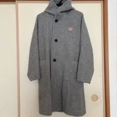 DANTON フード付きグレーコート 36サイズ