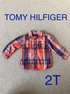 トミー ヒルフィガー チェックシャツ 2T