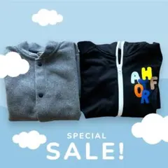 【SALE❗️】キッズ まとめ売り 男の子 120cm 上着２点 長袖パーカー