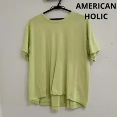 アメリカンホリック　ライムグリーン　Tシャツのサムネイル