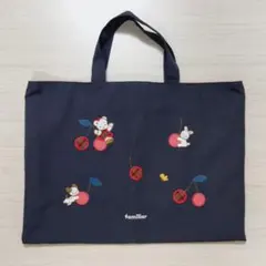 ファミリア familiar レッスンバッグ チェリー さくらんぼ チャーム