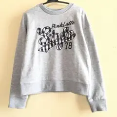 ピンクラテpink latte トレーナー　女の子　キッズ　XS 150cm