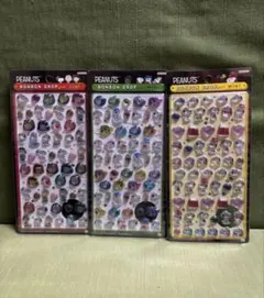 【正規品】　スヌーピー　ミニ　ボンボンドロップシール　3枚