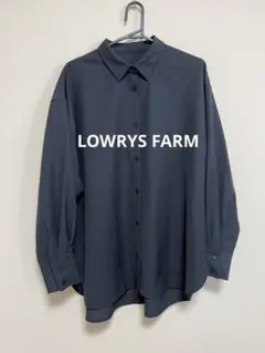 LOWRYS FARM 長袖シャツ ダークグレー