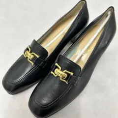 希少 TANINO CRISCIブラックローファー ゴールドバックル付き 新品のサムネイル