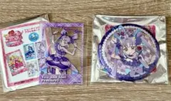 映画キミとアイドルプリキュア　ホログラム缶バッジ　アクリルカード　キュンキュン