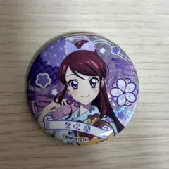 アイカツ×アトレ秋葉原 缶バッジ 紫吹蘭