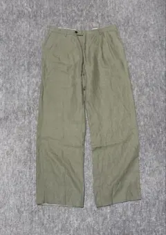 古着 90s Nautica ワイド スラックス チェック柄 リネン パンツ - メルカリ