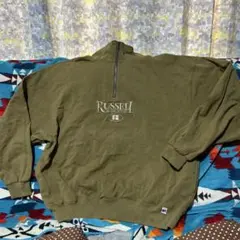 RUSSELL ATHLETIC ハーフジップスウェット L