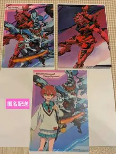 バラ売り可⭕️ガンダムジークアクス クリアビジュアルポスター 3枚セット