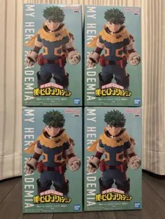【未開封・ダンボール発送】ヒロアカ 緑谷出久 デク フィギュア 4個セット
