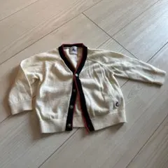 PETIT BATEAU アイボリー カーディガン 12m 74㎝