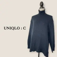 ユニクロC /ソフトニットハイネックセーター（長袖）