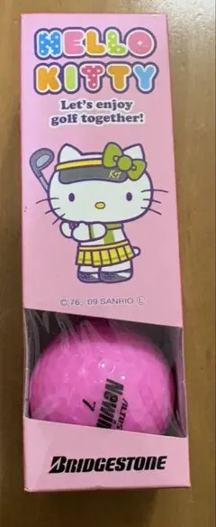 ブリヂストン　ゴルフボール　キティ　ピンク