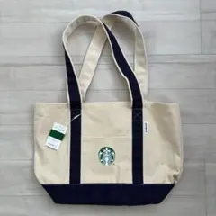 STARBUCKS トートバッグ キャンバス バイカラー 未使用