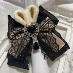 キンブレリボン ❤︎ 黒 × 茶色（ キャメル ）❤︎のサムネイル