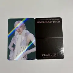 BLACKPINK　DEADLINE ロゼ　特典　トレカ　韓国限定　ポップアップ