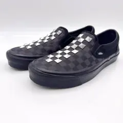 【極美品】VANS スリッポン 98DX スタッズ チェック ブラック グレー