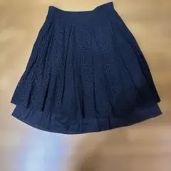 黒のスカート　大きいサイズ イタリア製
