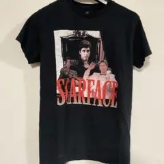 SCARFACE スカーフェイス フォトプリント Tシャツ ブラック S