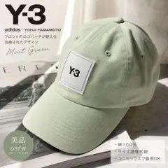 Y-3 ロゴパッチ キャップ ミント OSFW 美品 ユニセックスのサムネイル