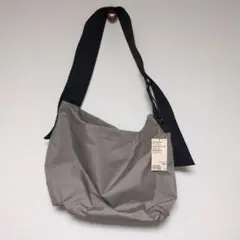 【新品未使用】MUJI 無印良品スクエア ショルダーバッグ 23Lダークベージュ