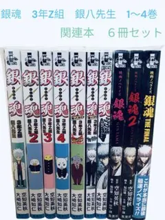 銀魂 3年Z組 銀八先生 1-4巻 ＋関連本 6冊　合計10冊セット