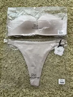 Re by Reiness ブラジャーショーツセット ベージュのサムネイル