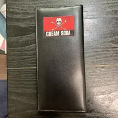 CREAM SODA 長財布 ブラック スカルロゴのサムネイル