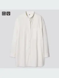 【試着のみ】ユニクロUNIQLO U オーバーサイズシャツ