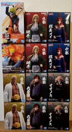 うずまきナルト　綱手　エー　プライズフィギュアまとめ売り　12点セット うずまきナルト 綱手 エー プライズフィギュアまとめ売り 12点セット