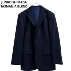 美品高級タスマニアウールJUNKOSHIMADA　スーツジャケット　L　ネイビーのサムネイル